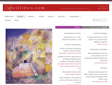 Tablet Screenshot of civilistica.com